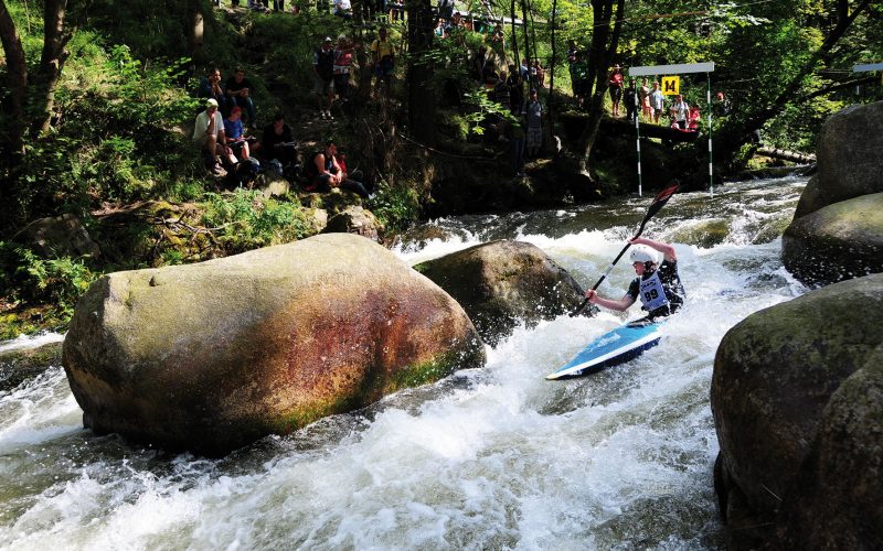 TU Clausthal - Region - Wildwasserfahrt auf der Oker